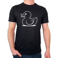 Herren T-Shirt Gummiente Silhouette Größe S-3XL