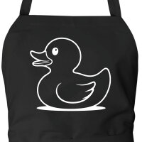 Schürze Gummiente Silhouette