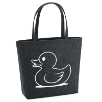 Filzshopper Gummiente Silhouette 22 Liter