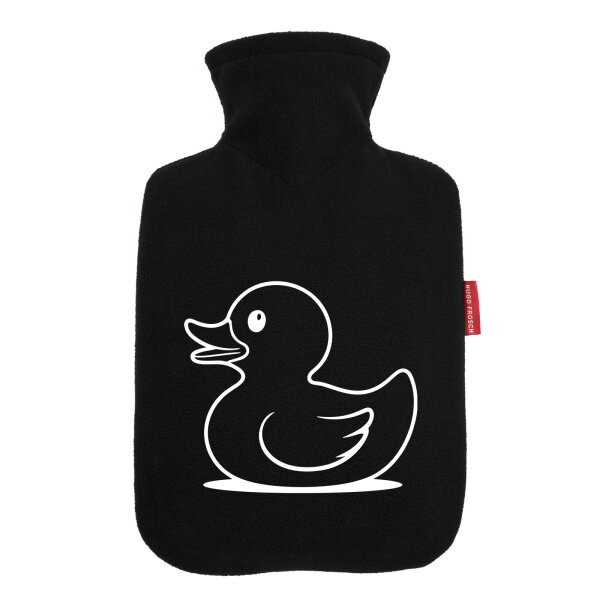 Wärmflasche Gummiente Silhouette