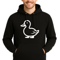 Unisex Hoodie Ente Silhouette Größe S-3XL