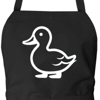 Schürze Ente Silhouette