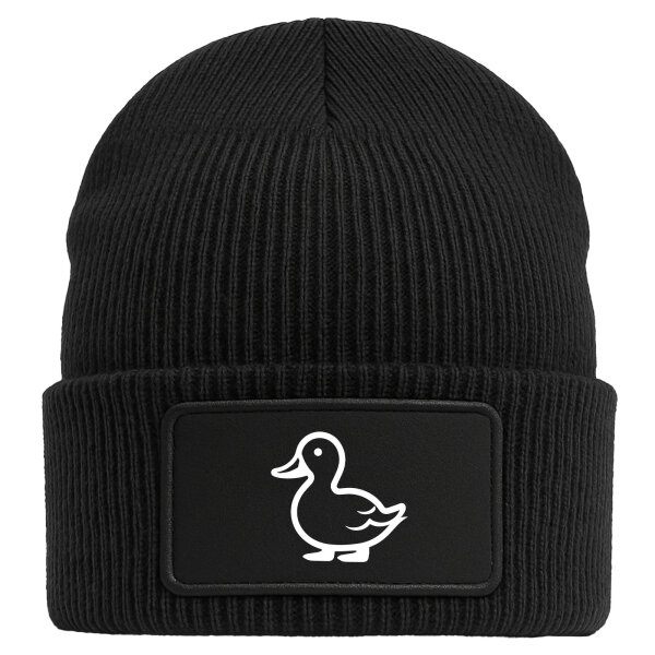 Beanie Ente Silhouette