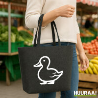 Filzshopper Ente Silhouette 22 Liter