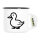 Emaille Tasse Ente Silhouette 300ml Vintage Emaille Becher