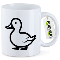 Kaffeetasse Ente Silhouette 330ml
