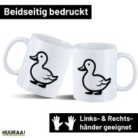 Kaffeetasse Ente Silhouette 330ml