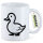 Kaffeetasse Ente Silhouette 330ml