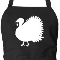 Schürze Truthahn Silhouette