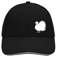 Cappy Mütze Truthahn Silhouette