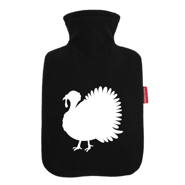 Wärmflasche Truthahn Silhouette