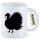 Kaffeetasse Truthahn Silhouette 330ml