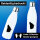 Edelstahl-Trinkflasche Wolf Kopf Silhouette 500ml Wasserflasche