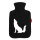 Wärmflasche Heulender Wolf Silhouette