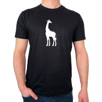 Herren T-Shirt Giraffe Silhouette Größe S-3XL