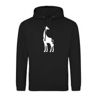 Unisex Hoodie Giraffe Silhouette Größe S-3XL