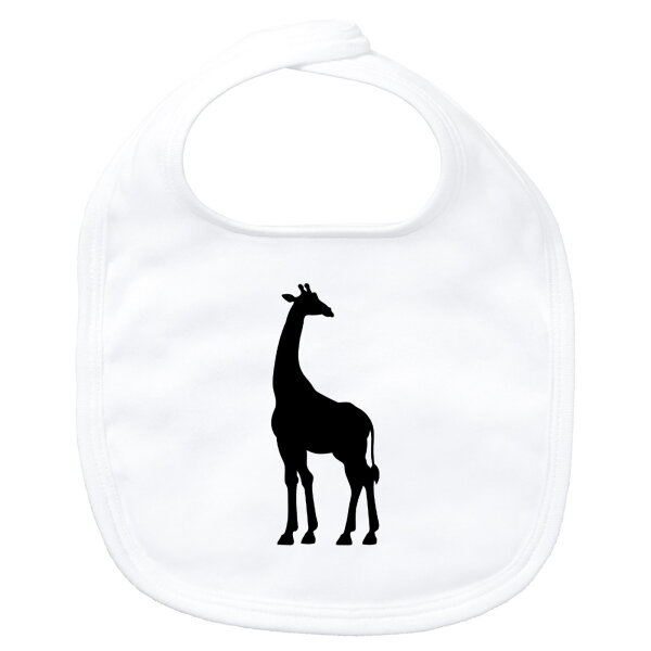 Baby Lätzchen Giraffe Silhouette