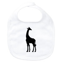 Baby L&auml;tzchen Giraffe Silhouette Klettverschluss