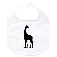 Baby Lätzchen Giraffe Silhouette