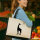 Jutetasche Giraffe Silhouette 21 Liter Black