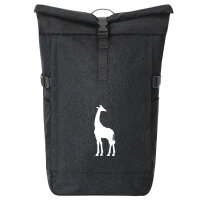Kurierrucksack Giraffe Silhouette 30-44 Liter Black Melange