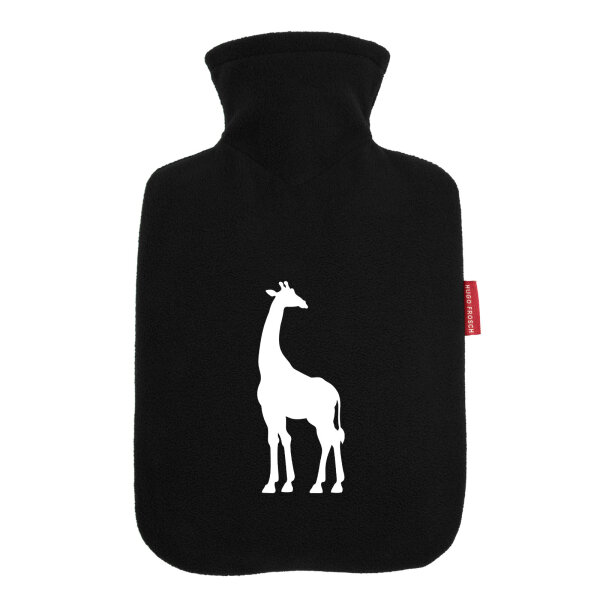 Wärmflasche Giraffe Silhouette