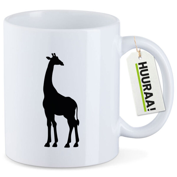 Kaffeetasse Giraffe Silhouette 330ml