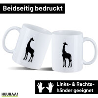 Kaffeetasse Giraffe Silhouette 330ml