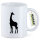 Kaffeetasse Giraffe Silhouette 330ml