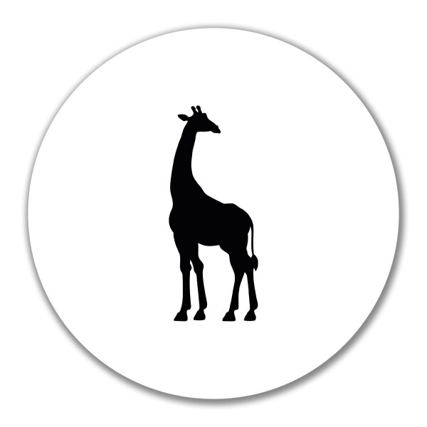 Aufkleber Giraffe Silhouette 10cm Sticker