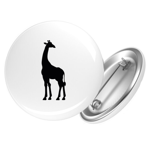 Button Giraffe Silhouette Anstecker