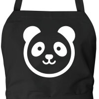 Schürze Panda Kopf Silhouette