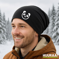 Beanie Panda Kopf Silhouette
