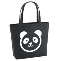 Filzshopper Panda Kopf Silhouette 22 Liter