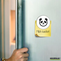 Magnet Panda Kopf Silhouette 59mm Kühlschrankmagnet...