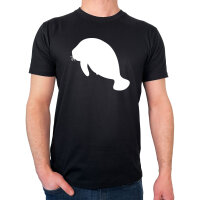 Herren T-Shirt Seekuh Silhouette Größe S-3XL