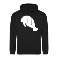 Unisex Hoodie Seekuh Silhouette Größe S-3XL