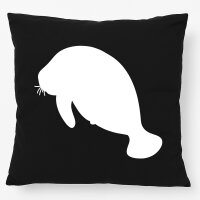 Kissen Seekuh Silhouette 40x40cm