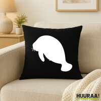 Kissen Seekuh Silhouette 40x40cm