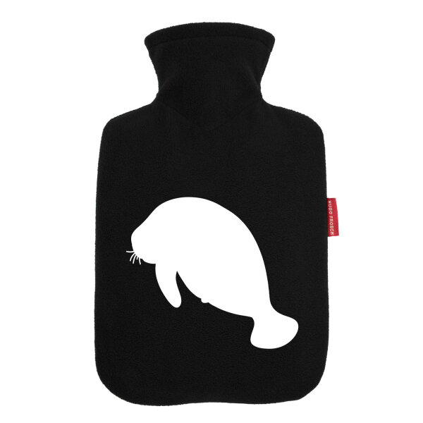 Wärmflasche Seekuh Silhouette