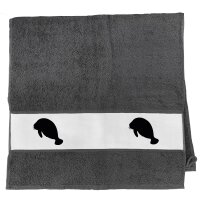 Handtuch Seekuh Silhouette 50x100cm