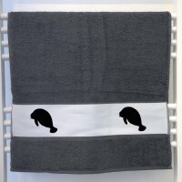 Handtuch Seekuh Silhouette 50x100cm