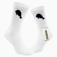 Socken Seekuh Silhouette Größe 37/46 White...