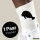 Socken Seekuh Silhouette Größe 37/46 White Motiv Tennissocken