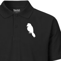 Herren Polo Shirt Papagei Silhouette Größe S-3XL