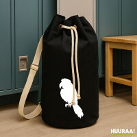 Seesack Papagei Silhouette 20 Liter Rucksack Black