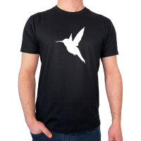 Herren T-Shirt Kolibri Silhouette Größe S-3XL