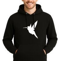 Unisex Hoodie Kolibri Silhouette Größe S-3XL