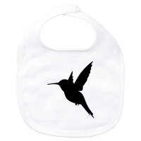 Baby Lätzchen Kolibri Silhouette