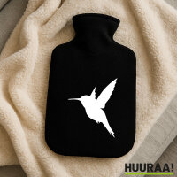 Wärmflasche Kolibri Silhouette